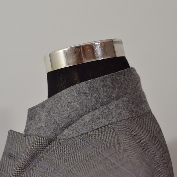 Innocenti 44R Sport Coat Blazer Suit Jacket Gray B - Picture 3 of 8